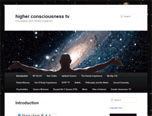 Tablet Screenshot of higherconsciousness.tv